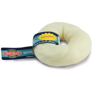 Lennox The Rawhide Express Natural Donut Médio - 1 Osso Natural para Cães