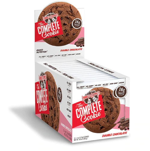 Lenny & Larry's The Vegan Complete Cookie Double Chocolate - 12 Cookies Veganos e Proteicos