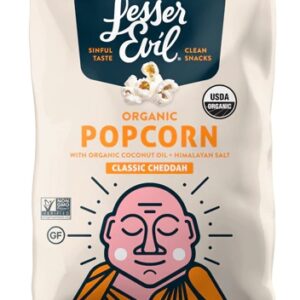 LesserEvil Organic Buddha Bowl™ Popcorn Classic Cheddar -- 5 oz
