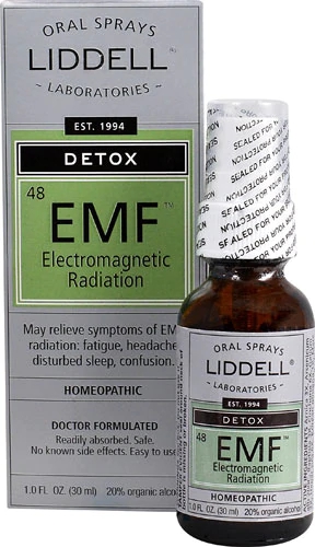 Liddell Homeopathic Detox Electromagnetic EMF Radiation -- 1 fl oz