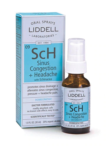 Liddell Homeopático Spray para Congestão Nasal e Dor de Cabeça 30ml - Alívio Natural