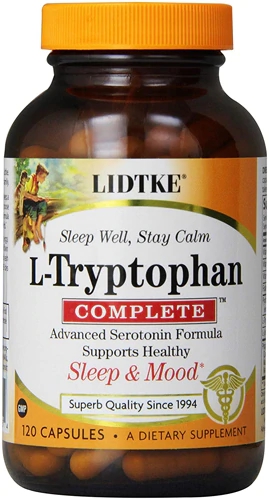 Lidtke Technologies L-Tryptophan Complete 120 Cápsulas - Auxílio ao Bem-Estar