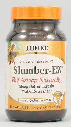 Slumber-EZ Lidtke Technologies 60 Cápsulas - Suporte ao Sono Natural