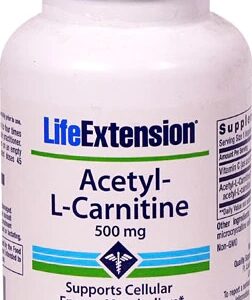 Life Extension Acetil-L-Carnitina 500mg - 100 Cápsulas Vegetarianas