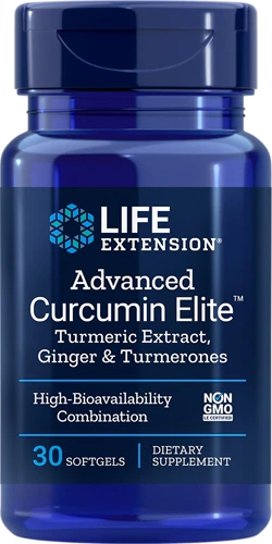 Life Extension Advanced Curcumin Elite Cúrcuma 30 Cápsulas Softgel