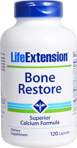 Life Extension Bone Restore 120 Cápsulas - Fortalecimento Ósseo Completo