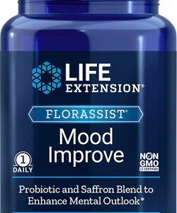 Life Extension Florassist® Mood Improve - 30 Cápsulas: Melhore Seu Humor Naturalmente
