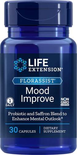 Life Extension Florassist® Mood Improve - 30 Cápsulas: Melhore Seu Humor Naturalmente