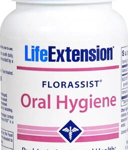 Life Extension FLORASSIST® Higiene Oral 30 Pastilhas - Cuidado Bucal Probiótico