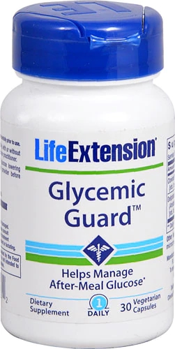 Life Extension Glycemic Guard 30 Cápsulas Vegetarianas - Controle Glicêmico