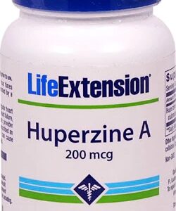 Life Extension Huperzine A 200 mcg - 60 Cápsulas Vegetarianas - Suporte Cognitivo