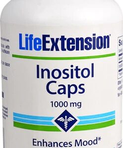Life Extension Inositol 1000mg 360 Cápsulas Vegetarianas - Bem-Estar Mental e Físico