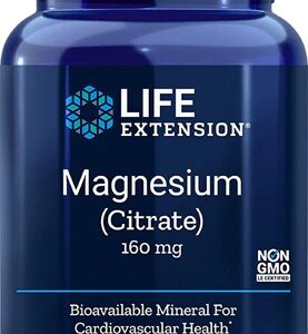 Life Extension Magnésio Citrato 160mg - 100 Cápsulas Vegetarianas