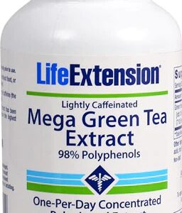 Life Extension Mega Green Tea Extract 100 Cápsulas Vegetarianas - Potência Antioxidante