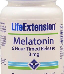 Life Extension Melatonin -- 3 mg - 60 Vegetarian Tablets