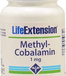Life Extension Metilcobalamina 1mg - 60 Pastilhas - Vitamina B12 Essencial