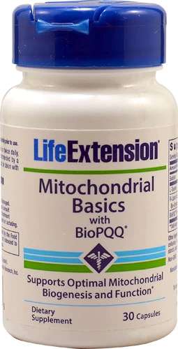 Life Extension Mitochondrial Basics c/ BioPQQ® - Suporte Energético - 30 Cápsulas