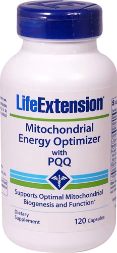 Life Extension Mitochondrial Energy Optimizer com PQQ® - 120 Cápsulas: Energia Celular e Vitalidade