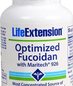 Life Extension Optimized Fucoidan 88.5mg - 60 Cápsulas Vegetais - Suporte Imunológico e Bem-Estar