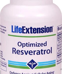 Life Extension Optimized Resveratrol 60 Cápsulas Vegetarianas - Potência e Bem-Estar Antioxidante