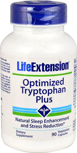Life Extension Optimized Tryptophan Plus - 90 Cápsulas Vegetarianas