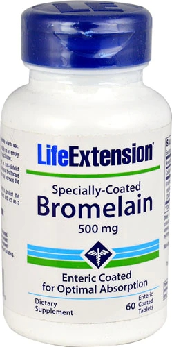 Life Extension Bromelina Especialmente Revestida - 500mg - 60 Comprimidos