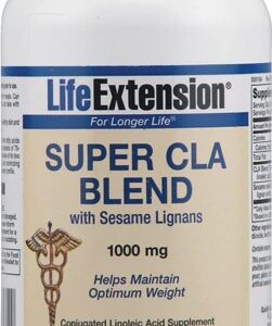 Life Extension Super CLA Bend com Lignanas de Gergelim - 1000mg - 120 Cápsulas Gelatinosas