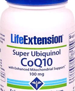Life Extension Super Ubiquinol CoQ10 com Suporte Mitocondrial Aprimorado - 100mg - 30 Cápsulas Gelatinosas