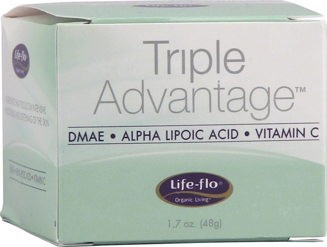 Life-Flo Triple Advantage DMAE Ácido Alfa-Lipóico Vitamina C Creme Rejuvenescedor 50g