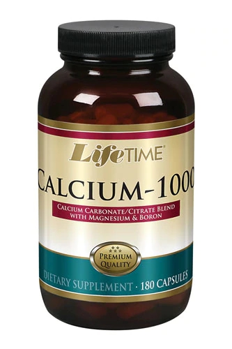 Lifetime Cálcio Citrato 1000mg com Magnésio e Boro - 180 Cápsulas