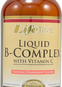 Vitamina B Complexo Líquido com Vitamina C Sabor Morango Natural - 473ml