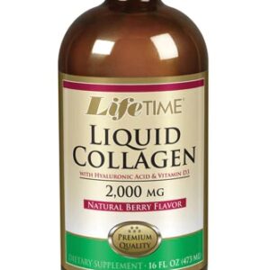 Colágeno Líquido Lifetime com Ácido Hialurônico e Vitamina D3 Sabor Berry - 2000mg (473ml)