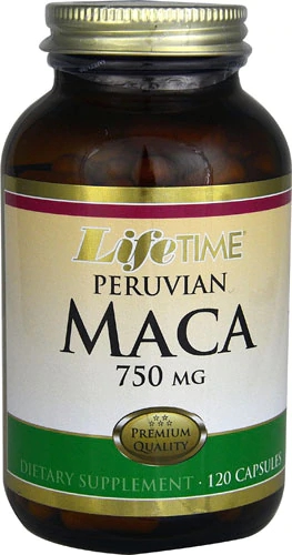 Maca Peruana Lifetime 750mg - 120 Cápsulas: Energia e Vitalidade Natural