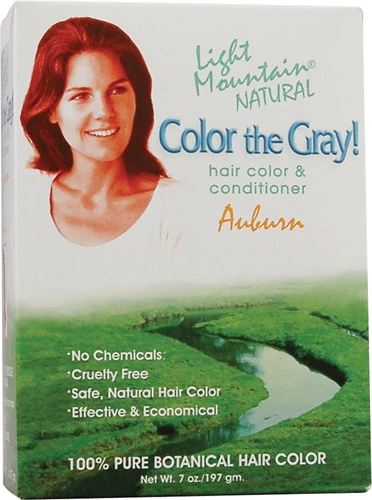Henna Light Mountain Color the Gray Auburn 207ml - Coloração Natural para Cabelos