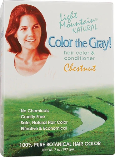 Tinta Capilar Natural Light Mountain Castanha Cinza 207ml - Cobertura Grisalha