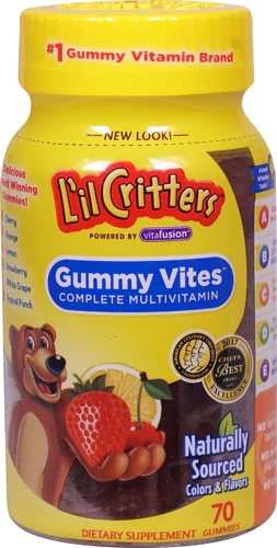 L'il Critters Gummy Vites™ Complete Multi-Vitamin Assorted Flavors -- 70 Gummy Bears