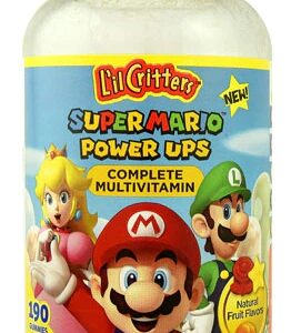 L'il Critters Super Mario™ Power Ups Complete Multivitamin Natural Fruit -- 190 Gummies