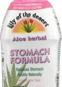 Lily of the Desert Aloe Herbal Stomach Formula Hortelã Fresca 946ml - Alívio Digestivo Natural