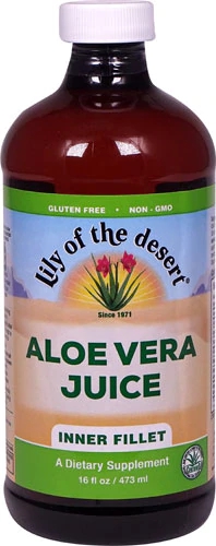 Suco de Aloe Vera Lily of the Desert Inner Fillet 473ml - Puro e Natural
