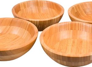 Comprar lipper bamboo salad bowls small 4-piece set -- 4 bowls preço no brasil almonds food & beverages nuts suplementos em oferta suplemento importado loja 175 online promoção -
