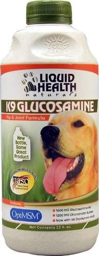 Liquid Health Naturals K9 Glucosamine para Cães - Suporte Articular Completo 946ml