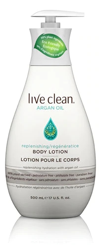 Hidratante Corporal Live Clean Óleo de Argan Revitalizante 492ml