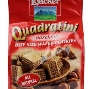 Comprar loacker quadratini bite size wafer cookies hazelnut -- 8. 82 oz preço no brasil diet foods diet products snacks suplementos em oferta suplemento importado loja 35 online promoção -