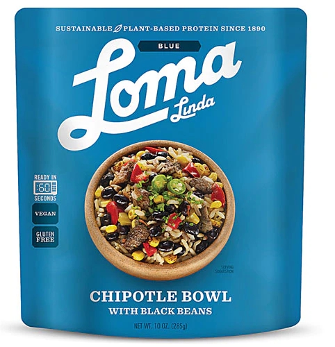 Bowl Blue Chipotle Loma Linda 283g - Refeição Pronta Saborosa e Nutritiva