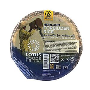 Comprar lotus foods heat & serve rice bowl heirloom forbidden rice -- 7. 4 oz preço no brasil food & beverages rice rice & grains rice blends suplementos em oferta suplemento importado loja 3 online promoção -