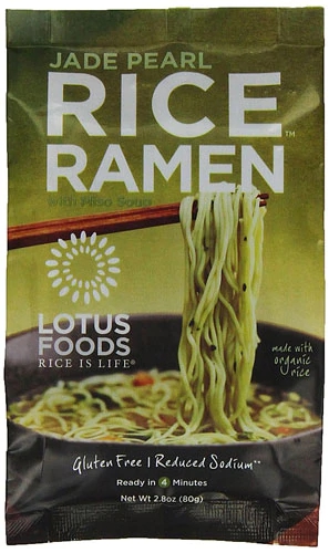 Lotus Foods Organic Ramen Soup Mix Jade Pearl Rice Miso -- 2.8 oz