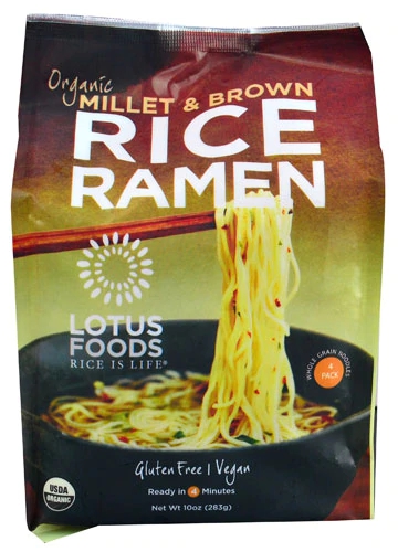 Macarrão de Arroz Integral e Milho Orgânico Lotus Foods - 283g