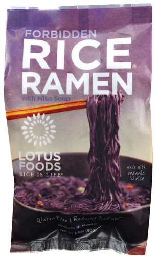 Lotus Foods Macarrão de Arroz Orgânico com Miso Proibido - 80g
