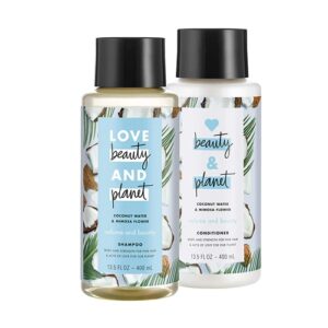 Love Beauty and Planet Shampoo e Condicionador Água de Coco e Flor de Mimosa - Kit Duplo 600ml cada
