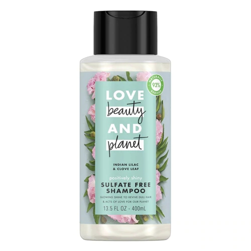 Shampoo Love Beauty and Planet Flor de Lilás Indiana e Folha de Cravo Brilho Radiante 400ml